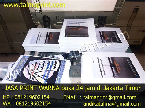 Tempat Jasa Print Warna Buka 24 Jam Di Jakarta Timur TALMAPRINT