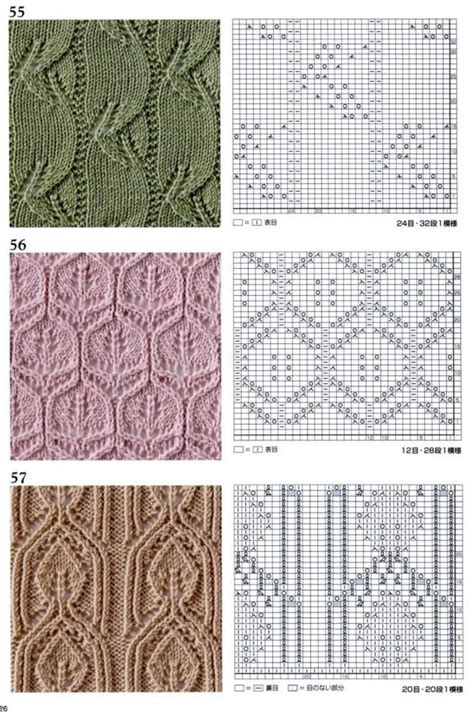 Japanese Lace Knitting Stitches Jpcrochet