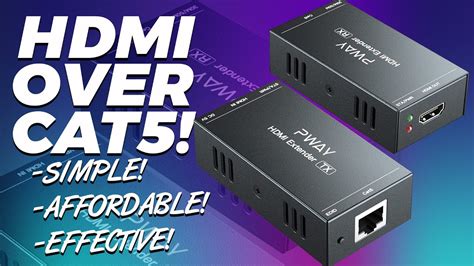 Hdmi Over Ethernet Extender Tech Review Youtube