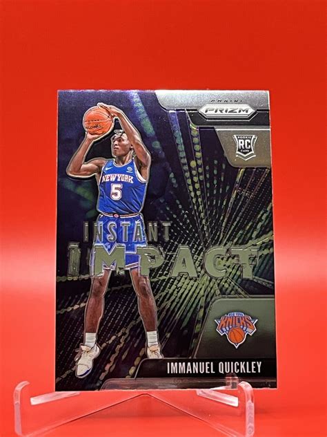 Immanuel Quickley Rookie Card 2020 21 PANINI PRIZM INSTANT IMPACT 20