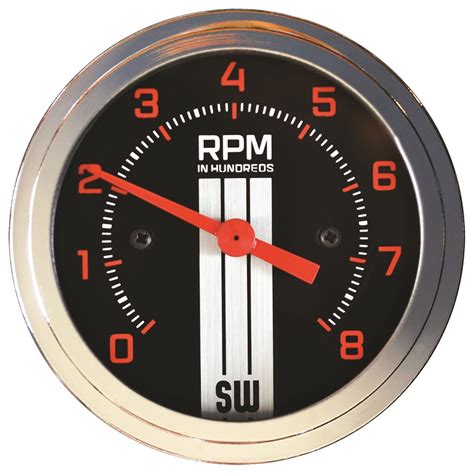 Stewart Warner Tachometer Rpm Electrical Muscle Series