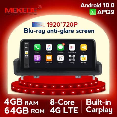 MEKEDE autoradio Android 10 0 4g GPS Bluetooth écran IPS 8 cœurs