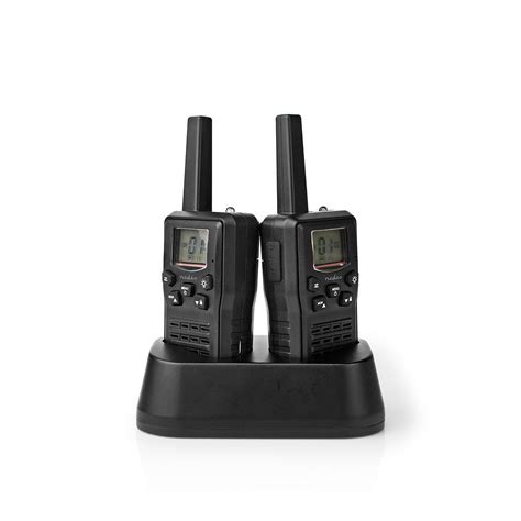 Walkie Talkie Set 2 Handsets Up To 10 Km Frequency Channels 8