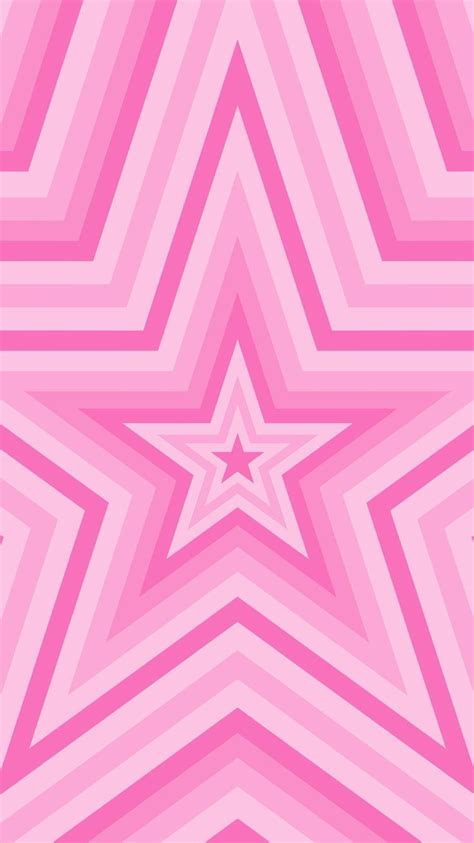 Phone Wallpaper Background Pastel Pink Star Pink Glitter