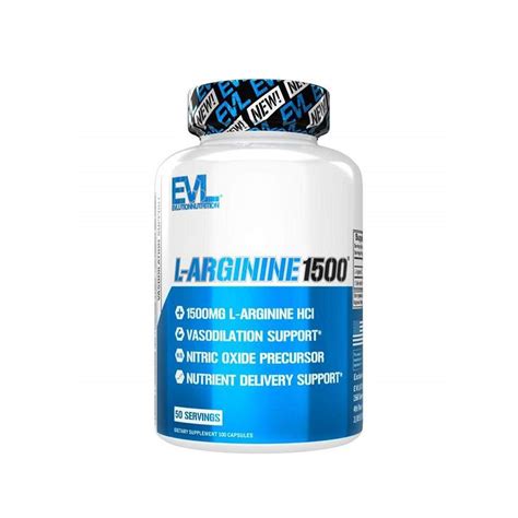 EVL Arginina 1500 HCL 100 Cap Right Nutrition