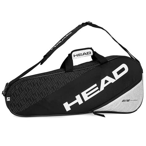 Raqueteira Head Elite Combi 3R Preta E Branca