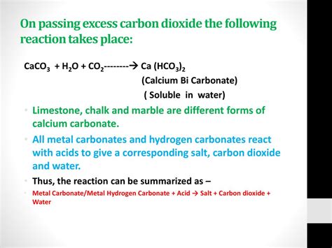 How Do Metal Carbonates And Metal Hydrogen Carbonates React With Acids