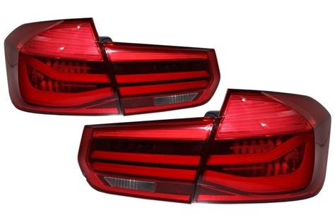 BMW 3 F30 Led Svjetla Stop Lampe LCI Izgled 2011 2014 Crvena