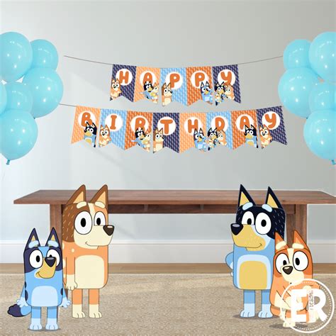 Bluey Birthday Party Clip Art