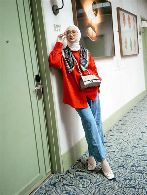 Inspirasi Ootd Hijab Merah Putih Rayakan 17 Agustus Kemerdekaan