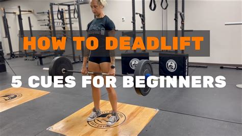 How To Deadlift 5 Solid Conventional Deadlift Form Cues For Beginners Youtube