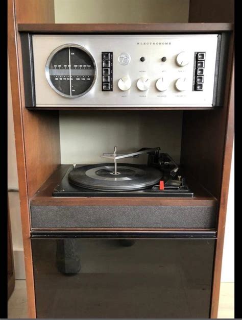 Gws Mid Century Modern Stereo Console Cabinet Record Player