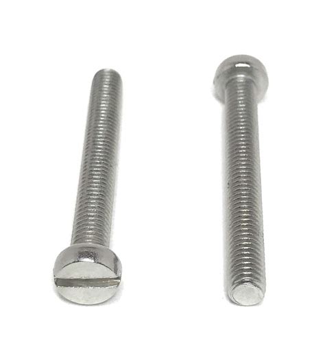 M5 80 X 40 Stainless Steel Slotted Cheese Head Machine Screw DIN84 A2