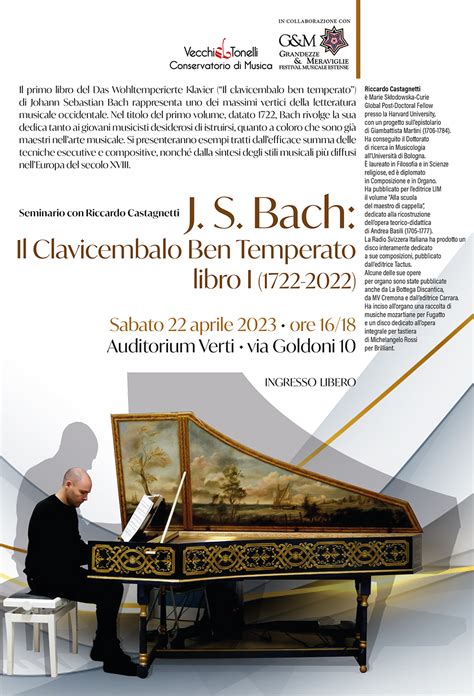 Seminario Con Riccardo Castagnetti J S Bach Il Clavicembalo Ben