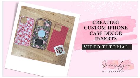 Cricut How To Create Custom Iphone Case Decor Inserts Youtube