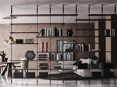 Airport Modern Bookcase Room Divider By Cattelan Italia Mig Furniture