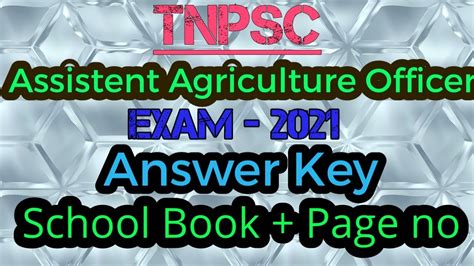 Asisstent Agriculture Officer Aao Exam Answer Key School