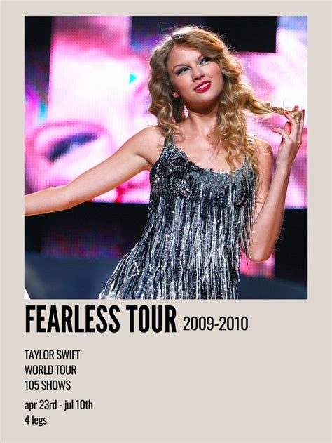 Taylor Swift Fearless Tour Poster