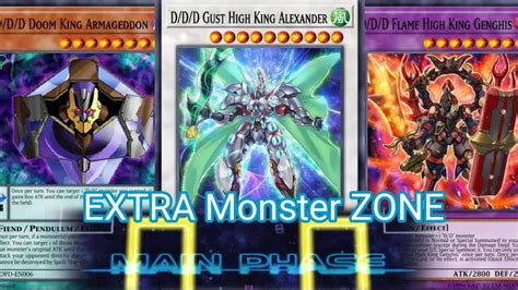 D D D Deck Extra Monster Zone Yu Gi Oh Duel Links Youtube