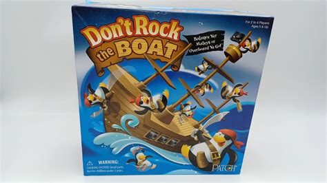 Don T Rock The Boat Board Game Rules And Instructions For How To Play