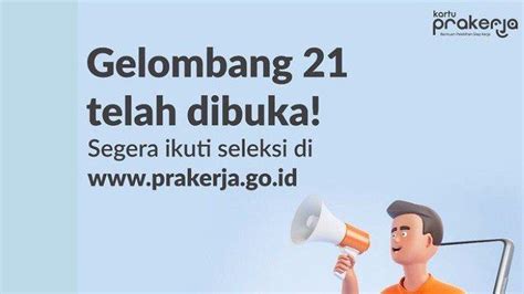 Pendaftaran Kartu Prakerja Gelombang Dibuka Kuota Orang