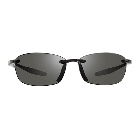 Descend Polarized Sunglasses Black Frame Graphite Lens Revo Touch Of Modern