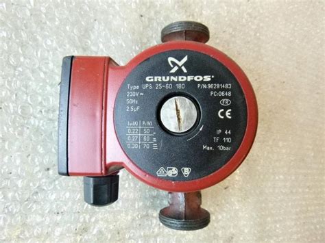 OBĚHOVÉ ČERPADLO GRUNDFOS Type UPS 25-60 180 TESTOVÁNO ******* | Aukro