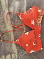 34 OFF 2021 ZAFUL Sun And Moon Lace Up Padded Bikini Top In MULTI B
