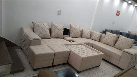 Seater Wooden L Shape Sofa Set Without Lounger At Rs Set In