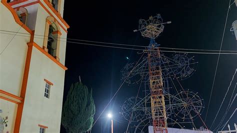 Castillo pirotecnico en la gran feria barrio de Jesús de las maravillas