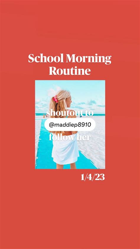 School Morning Routine In School Morning Routine Bikini Competition Prep Morning Routine
