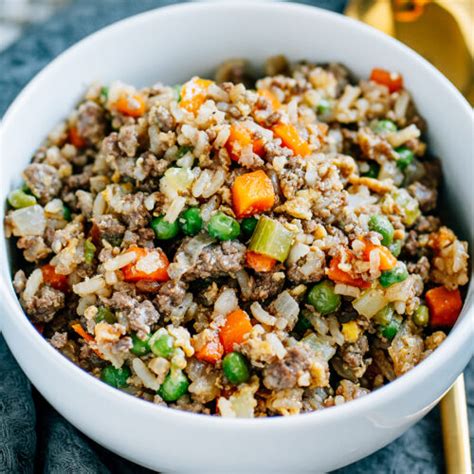 Ground Beef Fried Rice The Recipe Life