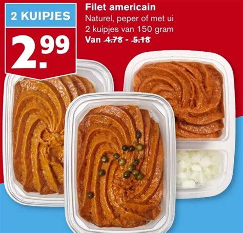 Filet Americain 150g Aanbieding Bij Hoogvliet