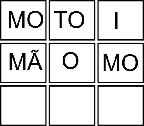 InclusÃo Cartilha Adaptada Letra M Jogo De Palavras