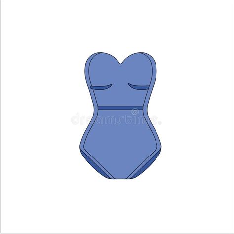 Icono De Tipo Vectorial Bikini Femenino Stock de ilustración Ilustración de azul muchacha