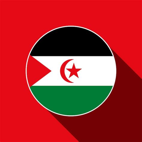 Premium Vector Country Sahrawi Arab Democratic Republic Sahrawi Arab