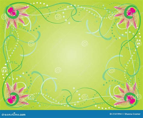 Spring Floral Border Stock Vector Illustration Of Spring 2141994