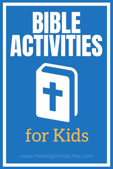 Bible Activities For Kids