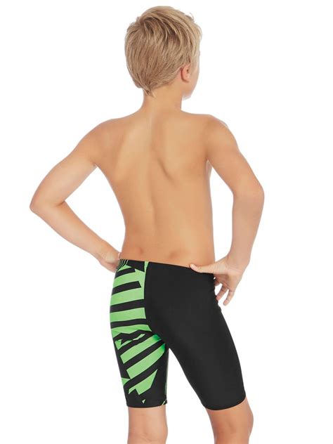 Speedo School Colours Green Boys Jammers