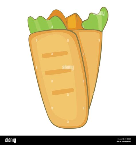 Shawarma Icon Cartoon Style Stock Vector Image And Art Alamy