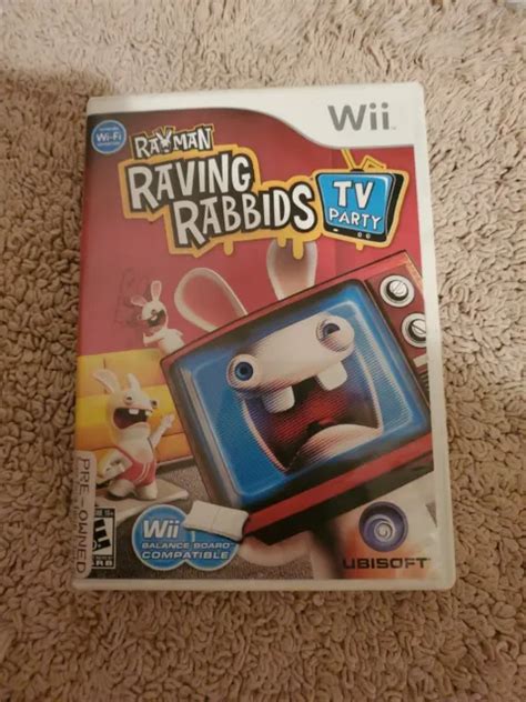 Rayman Raving Rabbids Tv Party Nintendo Wii Picclick Uk