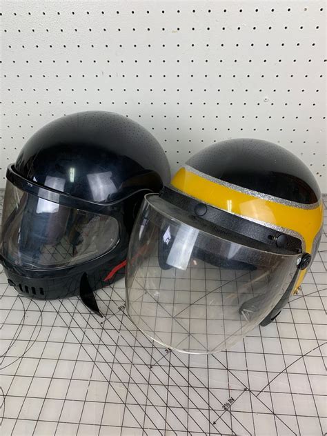 VINTAGE SNOWMOBILE HELMETS ONE IS SKIDOO