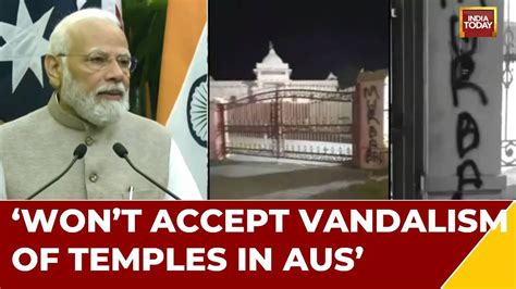 Pm Modi Spoke About Temple Vandalism In Australia Pm Albanese Assured