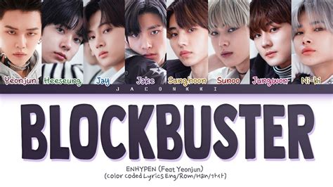 Enhypen Blockbuster Feat Yeonjun Lyrics Color Coded Lyrics YouTube