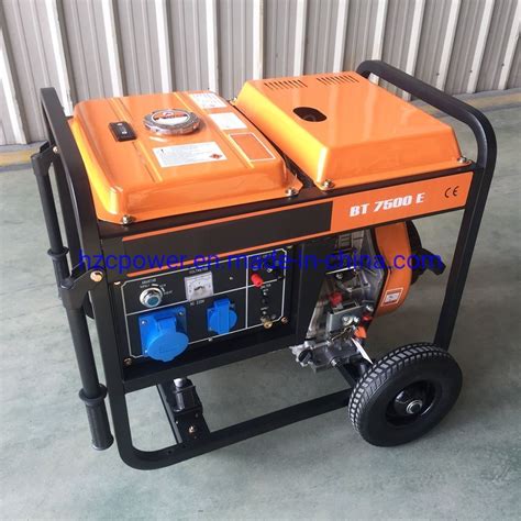 5kw Diesel Generator Single Cylinder 4 Stroke Air Cooled Diesel Engine