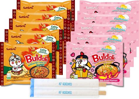 Amazon Samyang Buldak Hot Spicy Chicken Ramen Noodle Korean Stir Fried Ramen