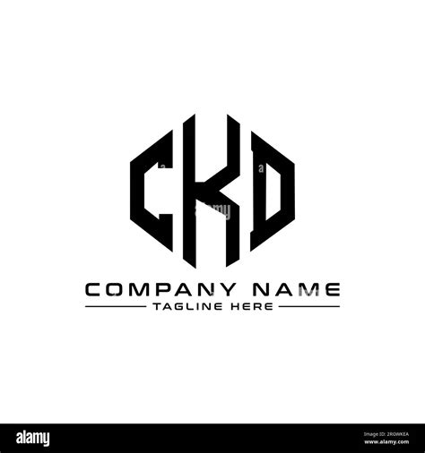 Ckd Letter Logo Design With Polygon Shape Ckd Polygon And Cube Shape