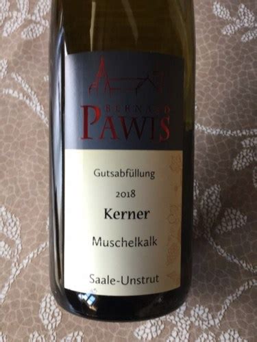 Bernard Pawis Kerner Muschelkalk Vivino US