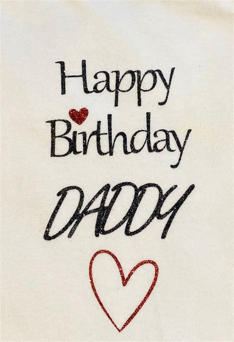 Personalised Happy Birthday Daddy Baby Vestgrow Daddy Etsy