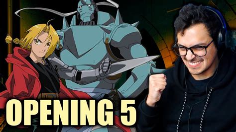 MÚSICO REACCIONA A FULLMETAL ALCHEMIST BROTHERHOOD OPENING 5 RAIN